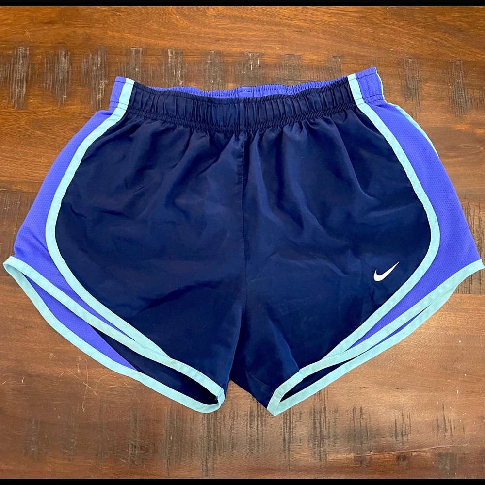 Nike Dri-Fit Blue Athletic Shorts w/Lining Size S